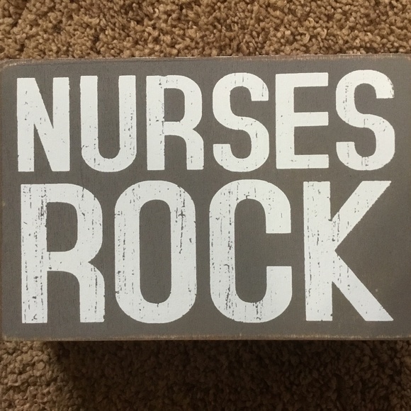 Nurses Rock Box Sign & A Nurse Trollkin with comb included - Picture 7 of 16
